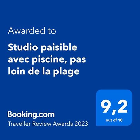 Studio Paisible Avec Piscine, Pas Loin De La Plage La Trinite Εξωτερικό φωτογραφία